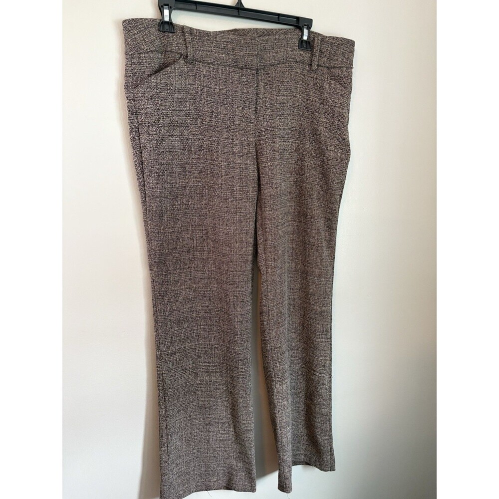 NEW YORK & COMPANY 7th Avenue Suiting Collection Dress Pants Brown size 12